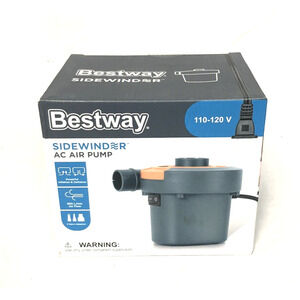 Bestway Sidewinder AC Air Pump 110-120V Inflation And Deflation Camping ''NEW''